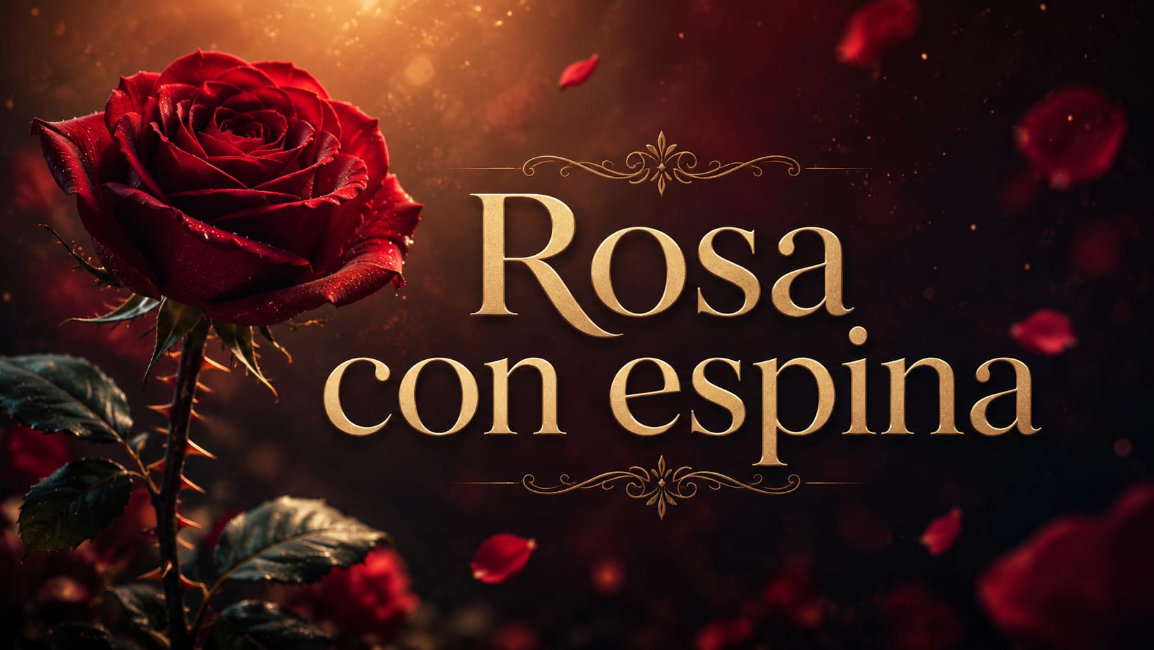 Rosa con espina